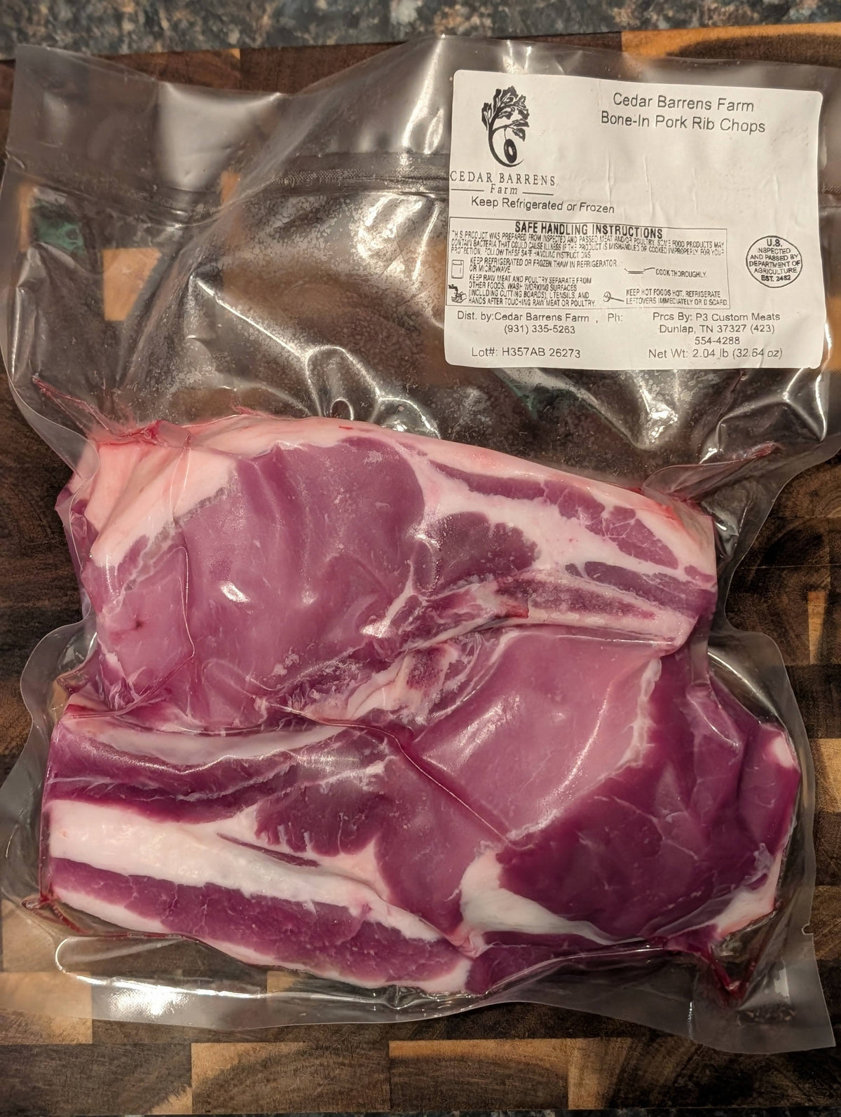 Thick Cut Bone In Ribeye Chop - 2/pk -