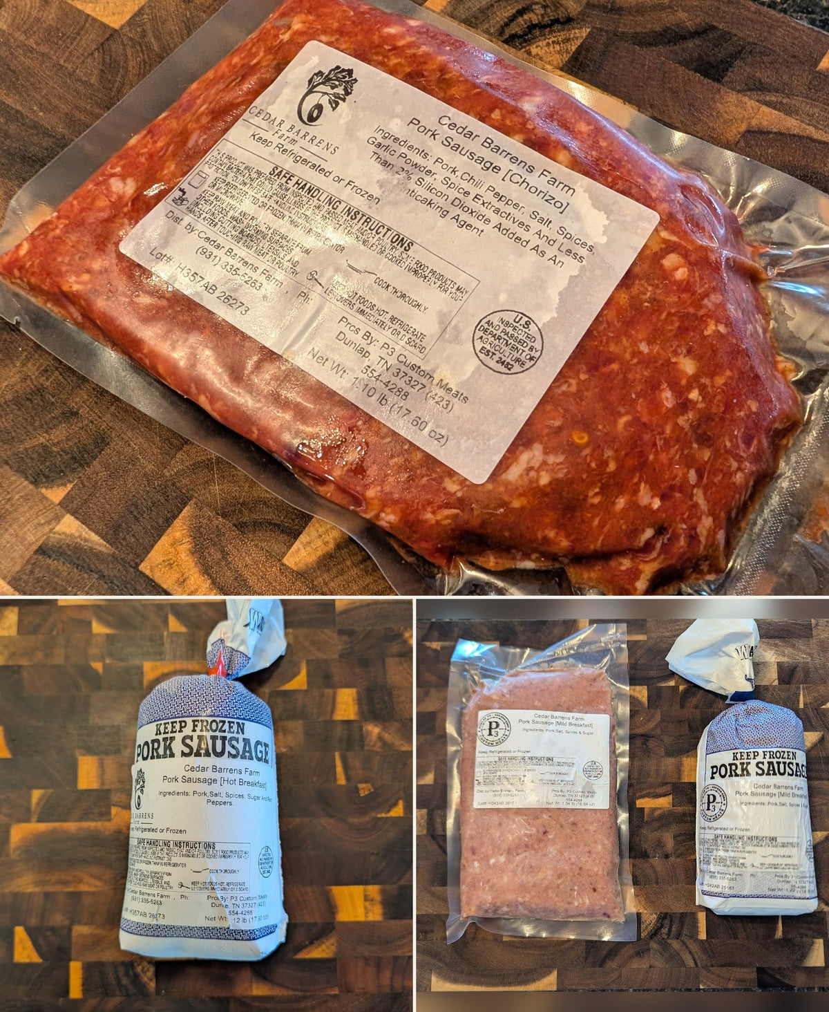 Sausage Trio