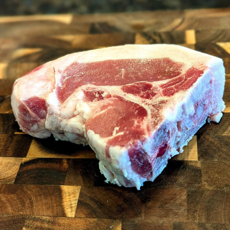 Thick-cut porterhouse pork chops